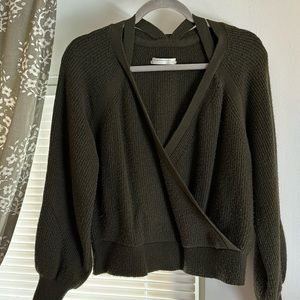 Anthropologie Ballet sweater - unique neckline - size M